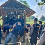 Gubuk Digerebek, Polres Lampung Tengah Tangkap Tiga Bandar dan Sita Ekstasi-Sabu.  .